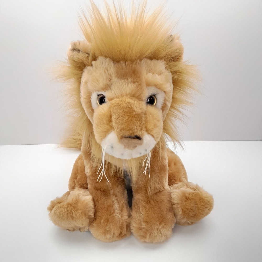 Fiesta Sitting‎ BB Lion Plush Stuffed Animal Toy 10" Tan Soft #A49299